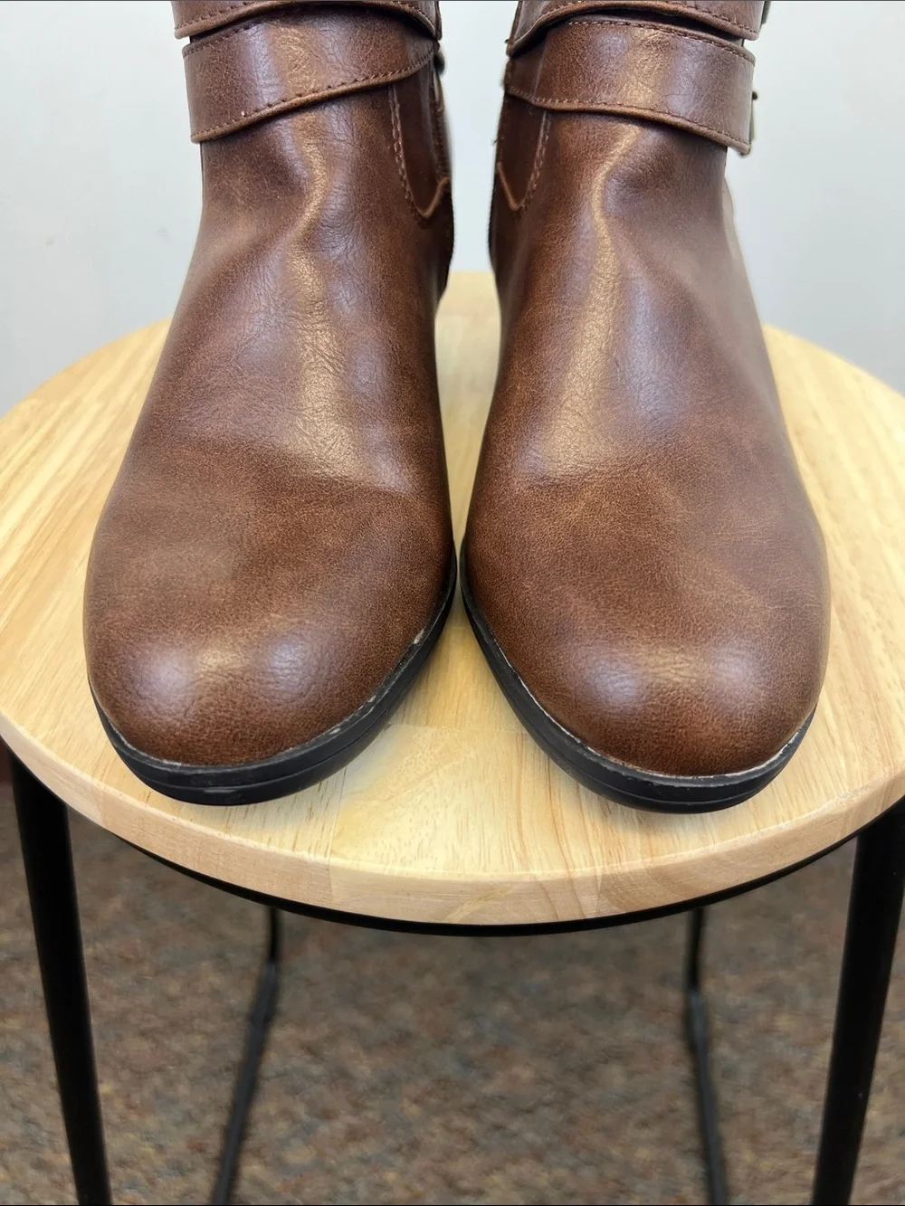 Lifestride Women's Winner Tall Brown Zip Riding Boots New with Tags Size 9 wide